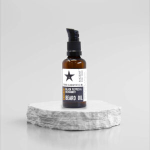 baardolie black pepper bergamot flesje