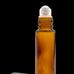 Amber rollerflesje etherische olie roller met dop