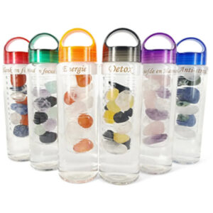 Heksen markt 2 Aqua Gems drinkflessen starterset - 8 stuks assorti