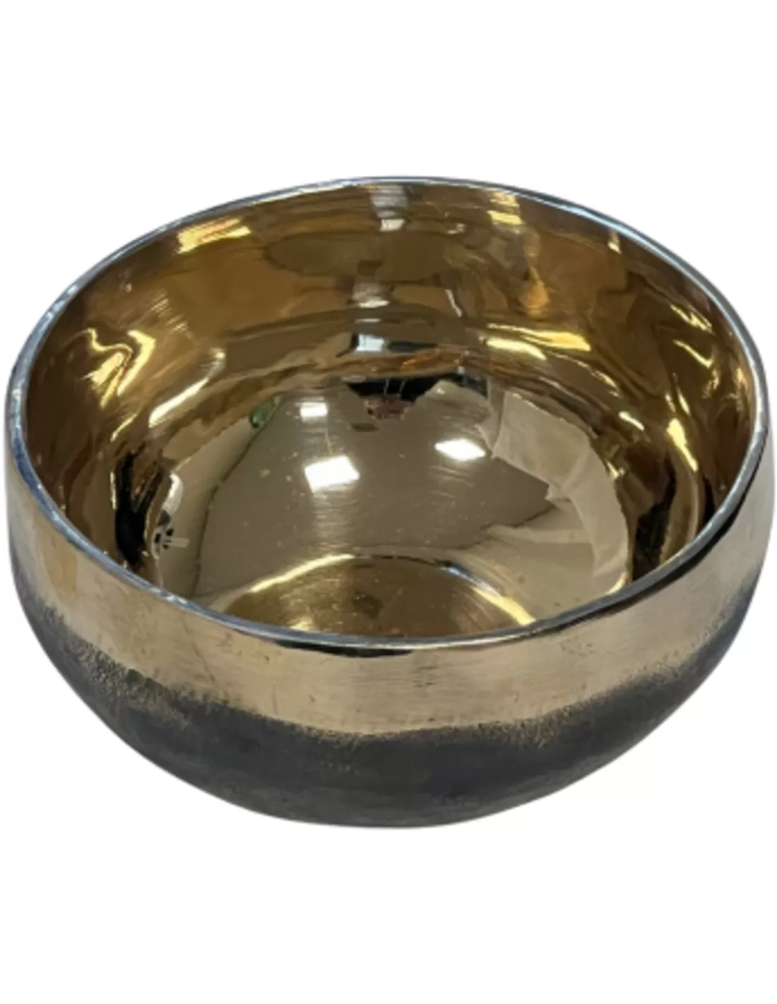 Klankschaal ishana goud/zwart 10-11 cm 3 Klankschaal ishana goud/zwart 10-11 cm - Afbeelding 3