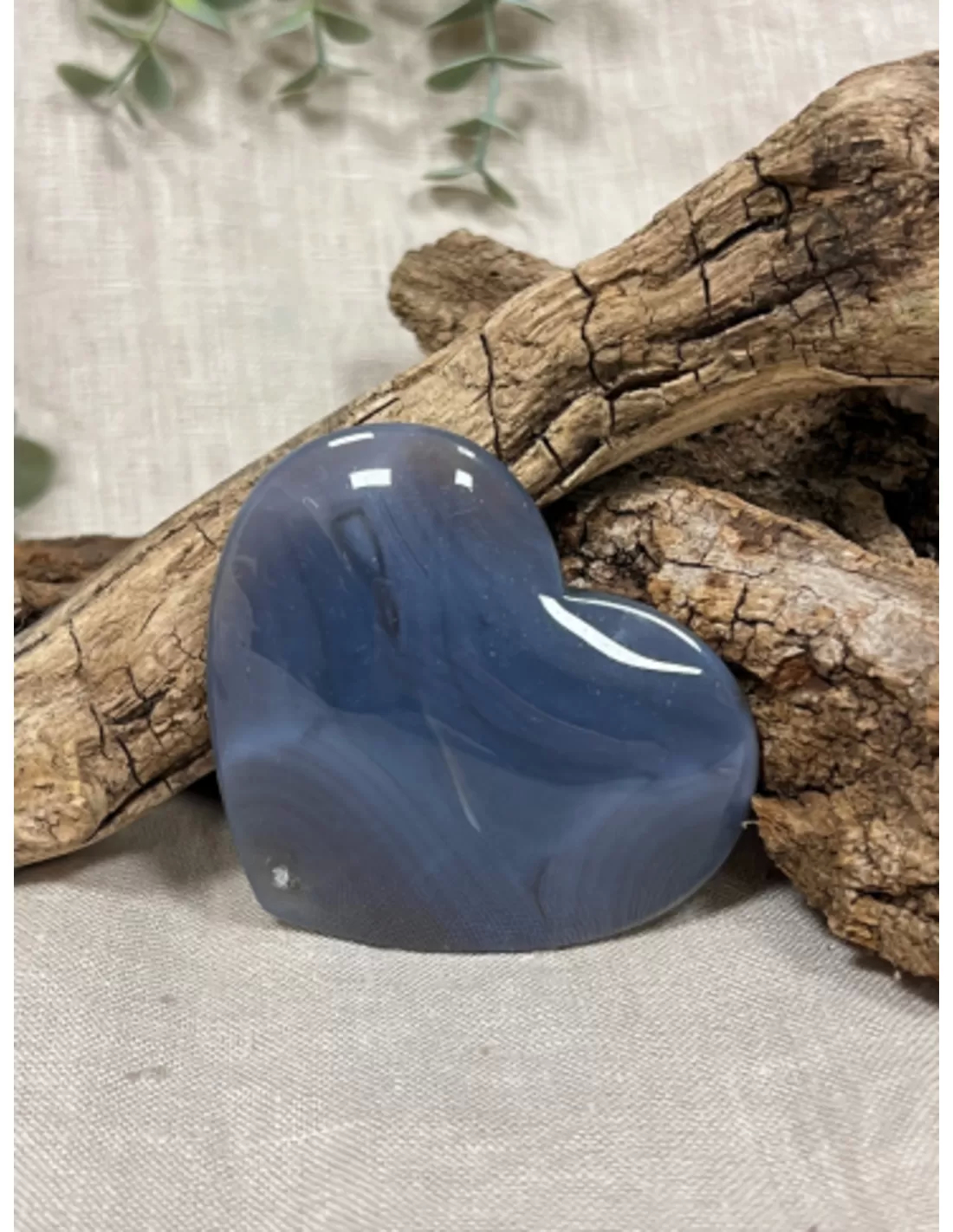 Agaat edelsteen hart 7-8 cm 4 Agaat edelsteen hart 7-8 cm - Afbeelding 4