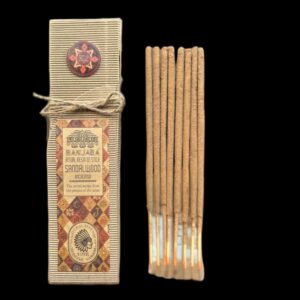 wierookstokjes sandalwood dikkere wierookstokjes, 8 stuks sandelhout wierook stokjes in doosje van merk banjara