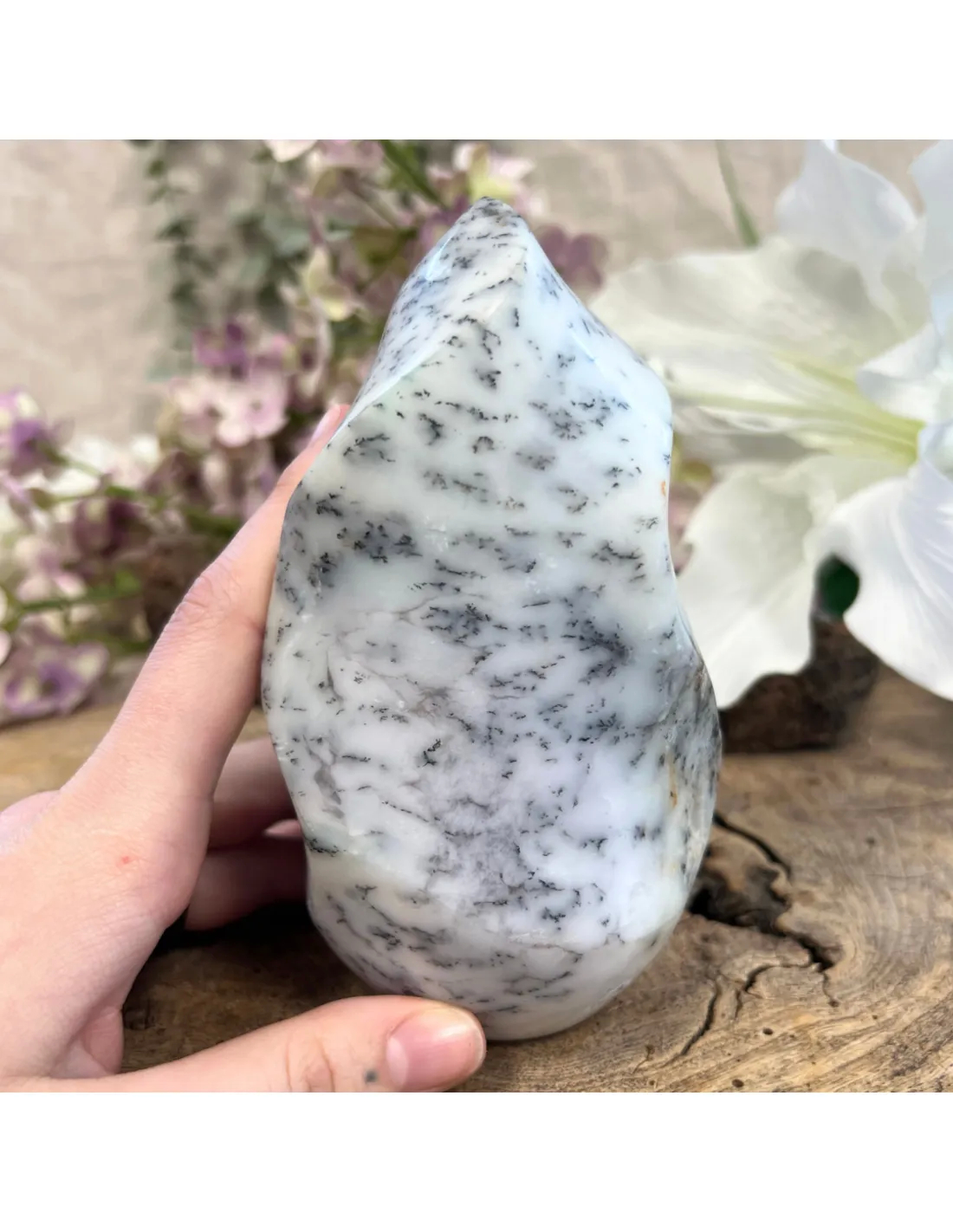 Agaat dendriet feng shui vlam nr.02 2 Agaat dendriet feng shui vlam nr.02 - Afbeelding 2