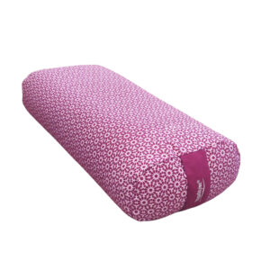 Heksen markt 8 YogaStyles Bolster ovaal - bordeaux met roze