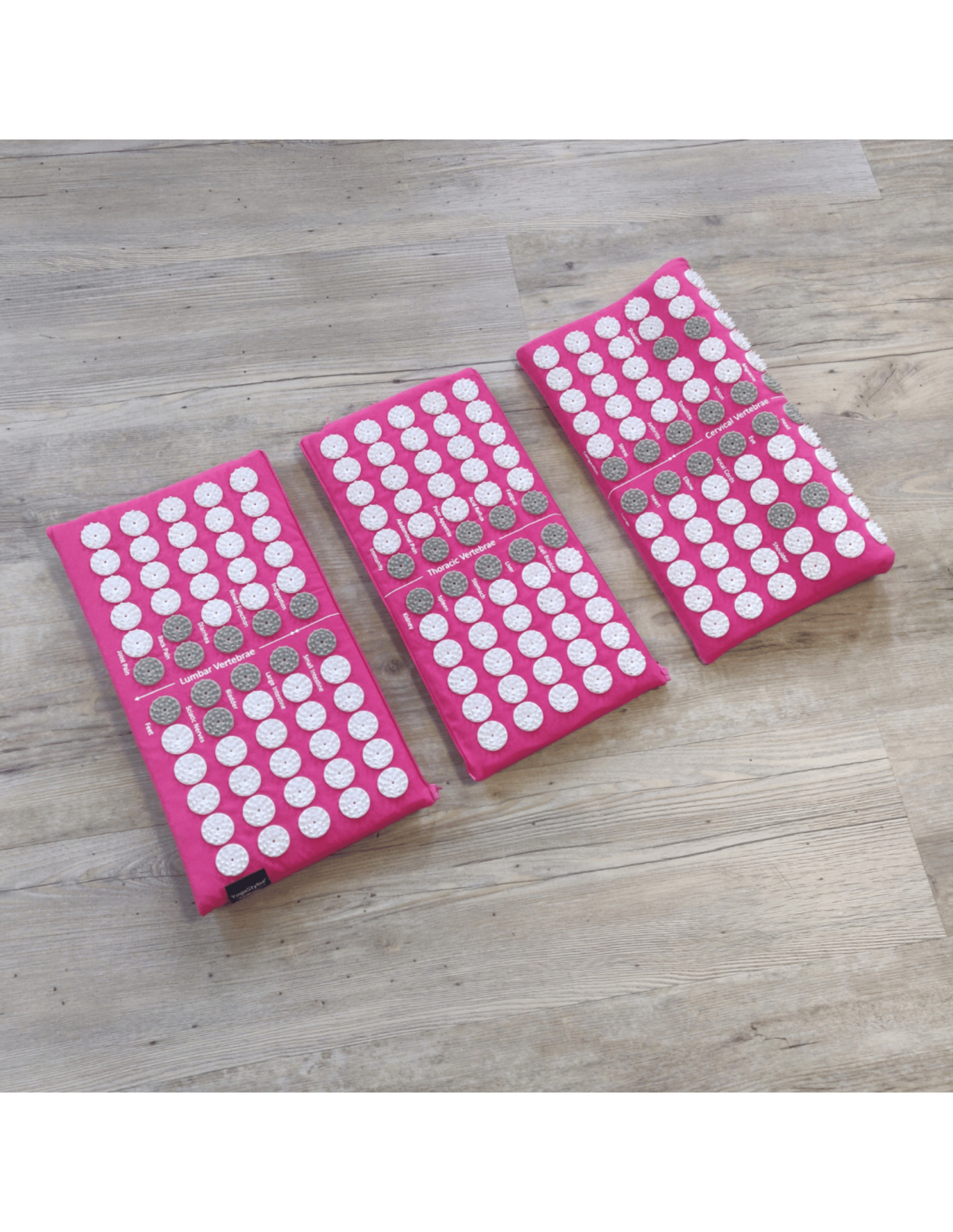 YogaStyles Spijkermat 3-Fold / Acupressuur mat roze 6 YogaStyles Spijkermat 3-Fold / Acupressuur mat roze - Afbeelding 6