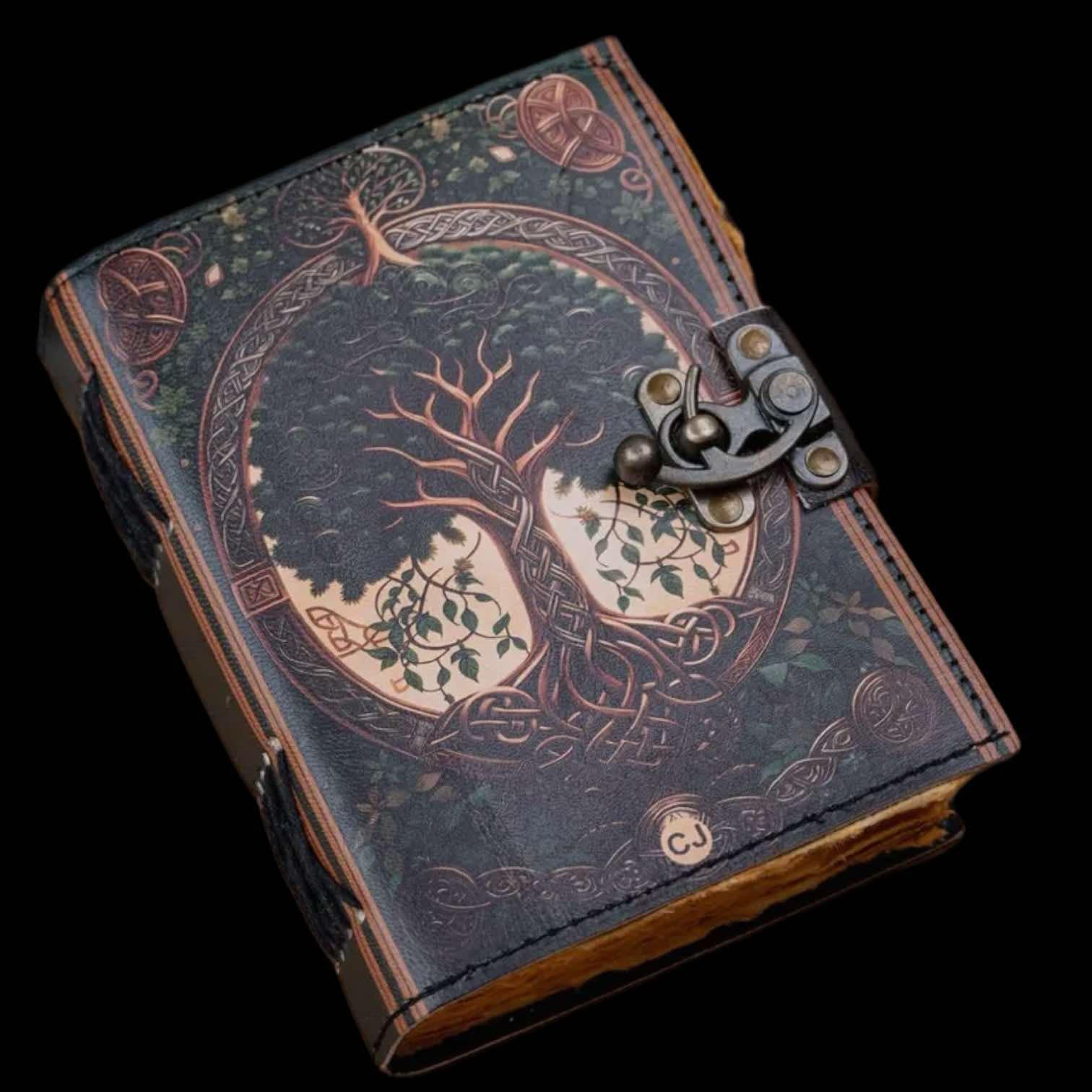 Notitieboek leer gaia 1 Notitieboek leer gaia